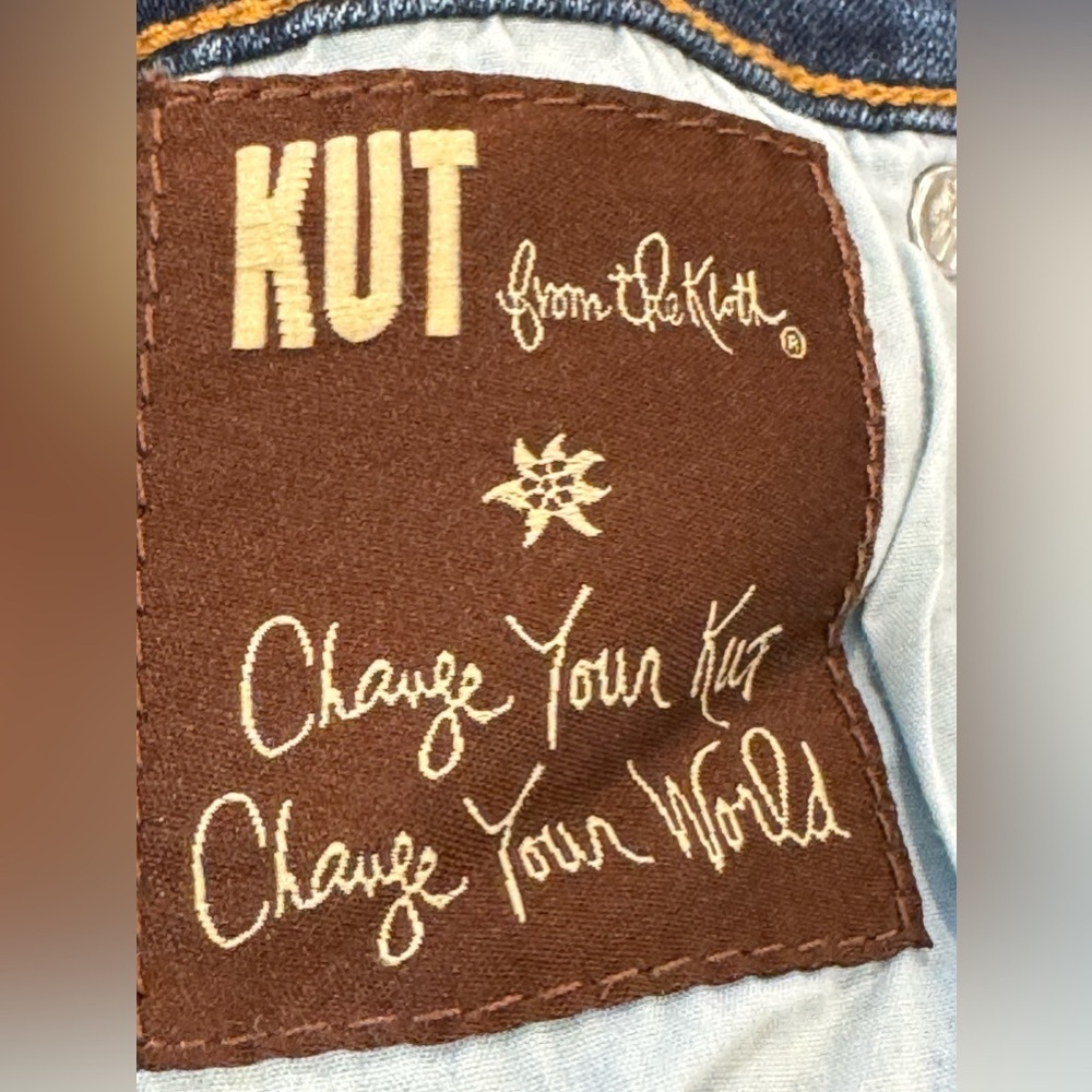 Kut From The Kloth Toothpick Skinny Jeans Size 12 - Picture 6 of 9